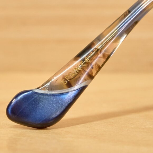 Etnia Barcelona Glasses Frame Vesoul 2GDBL, Light Cat Eye Gold Blue, Spain - Picture 10 of 12